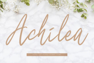 Achilea Font: Handwritten Personality That Works in Campaigns