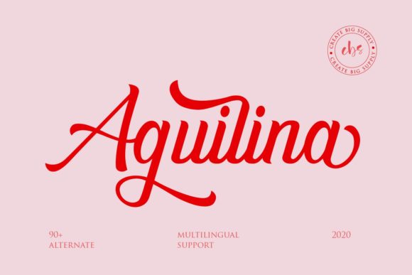 Aguilina Brings a Natural Handwritten Feel to Brand Identity Work