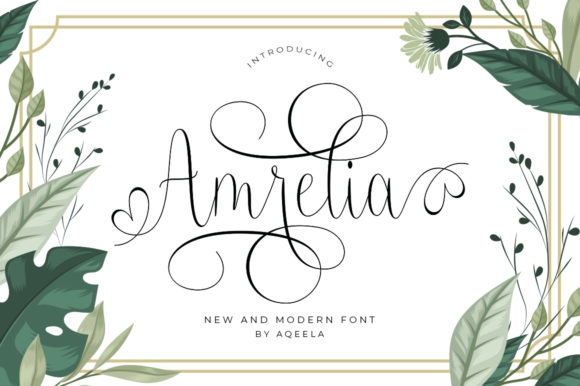Amrelia: A Hand-Lettered Font for Brand-First Content