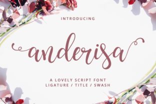 Anderisa Script Font: Elegant Lettering for Editorial Storytelling