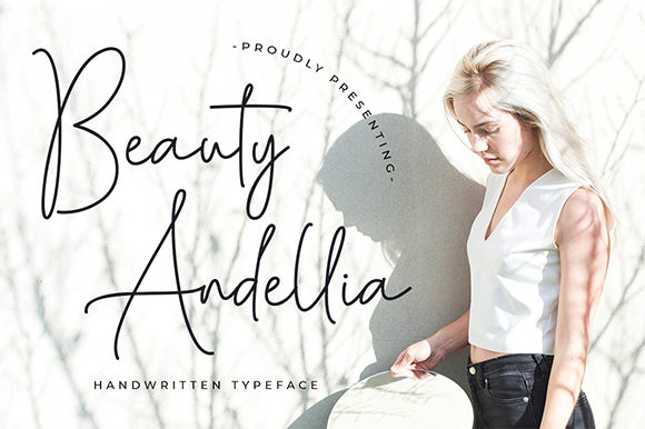 Beauty Andellia: A Handwritten Font for Editorial Warmth and Brand Identity