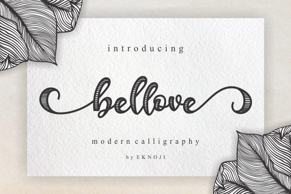 Bellove: A Handwritten Font That Gives Websites a Friendly Edge