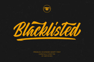 Blacklisted: A Vintage Script Font for Authentic Branding