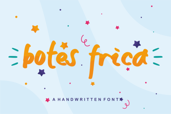 Botes Frica Font: A Handwritten Gem for Crafters and Makers
