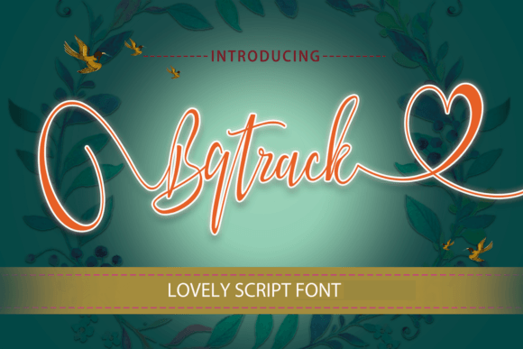 Bqtrack: A Script Typeface for Editorial Storytelling and Brand Identity