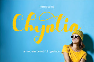 Chyntia: A Modern Script Font That Brings Elegance to Editorial Design