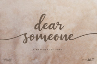 Dear Someone: A Script Font Built for Modern Digital Storytelling