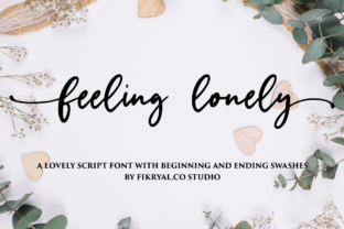 Feeling Lonely Font Review: A Soft Hand-Lettered Typeface for Branding