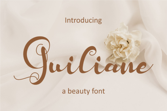 Guiliane: A Handwritten Font for Handmade Product Makers