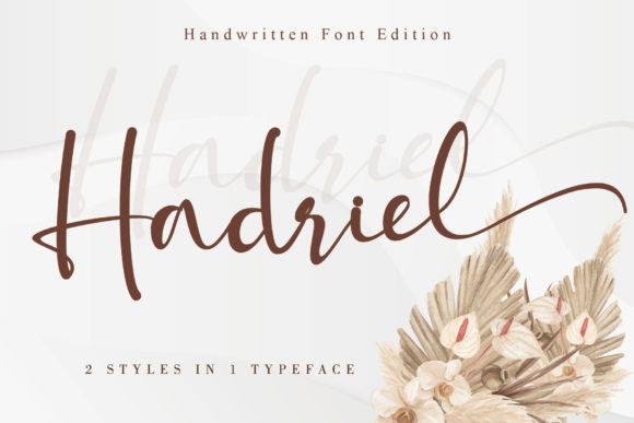 Hadriel: A Handwritten Font That Brings Warmth to Editorial Design