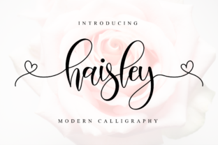 Haisley Script Font: A Handmade Maker’s Go-To for Elegant Product Design