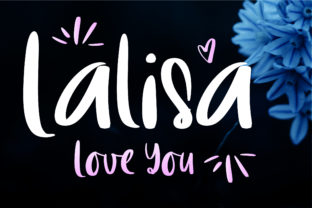 LalisaLoveYou: A Handwritten Font for Modern Web Design