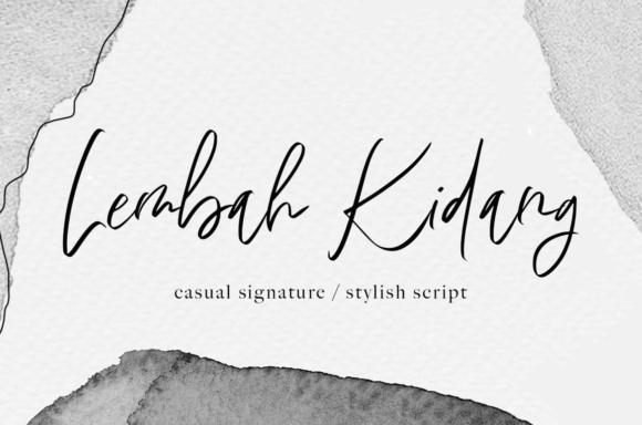 Lembah Kidang: A Handwritten Font That Brings Warmth to Branding Projects