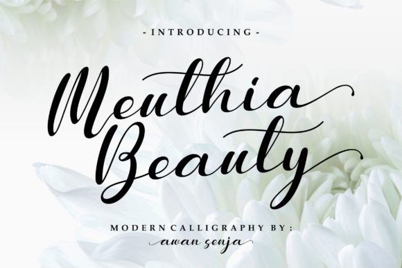 Meuthia Font Review: Elegant Script for Campaign Design