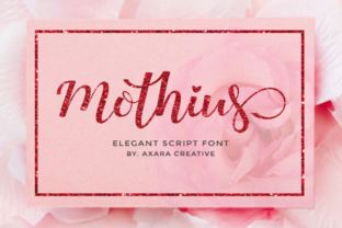 Mothius Script Font: A Hand-Lettered Typeface for Digital Designers