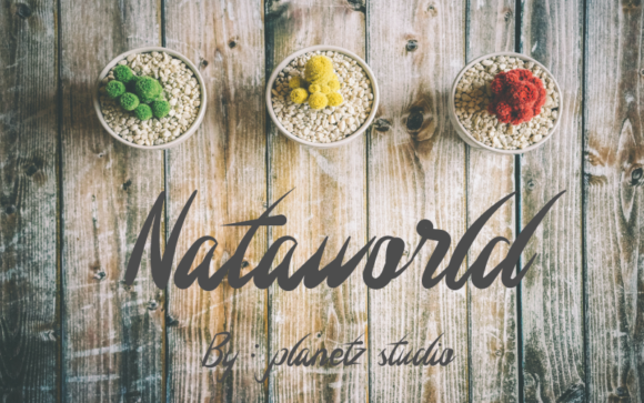 Nataworld: A Handwritten Font Built for Campaign Visuals