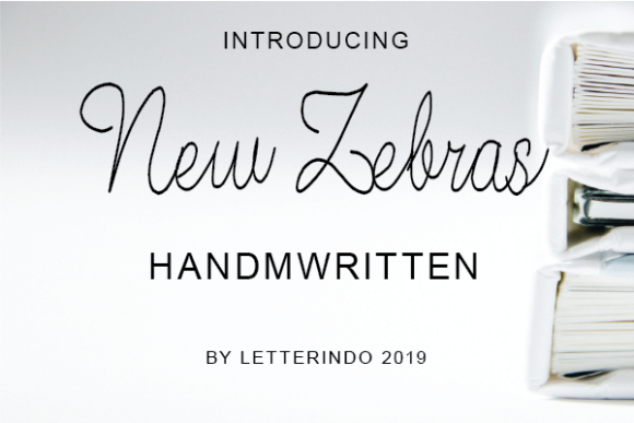 New Zebras: A Handwritten Font That Brings Warmth to Handmade Products