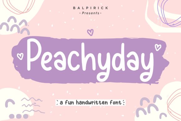 Peachyday: The Handwritten Font Your Craft Projects Need