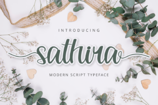 Sathira: A Handwritten Font for Editorial Storytelling & Branding