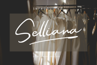 Selliana Font: Handwritten Personality for Editorial Design