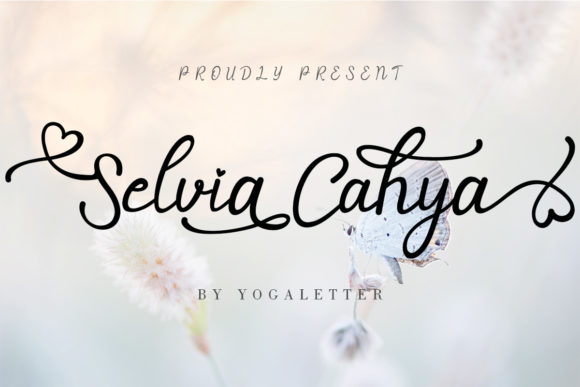 Selvia Cahya: A Handwritten Font with Editorial Charm