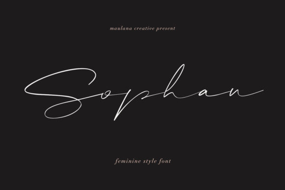 Sophan: The Elegant Handwritten Font Every Maker Needs