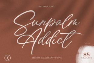 Sunpalm Addict: A Hand-Lettered Font for Editorial Design