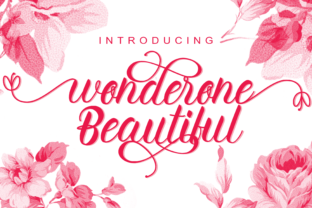 Wonderone Beautiful: A Soft Script Font for Handmade Creations